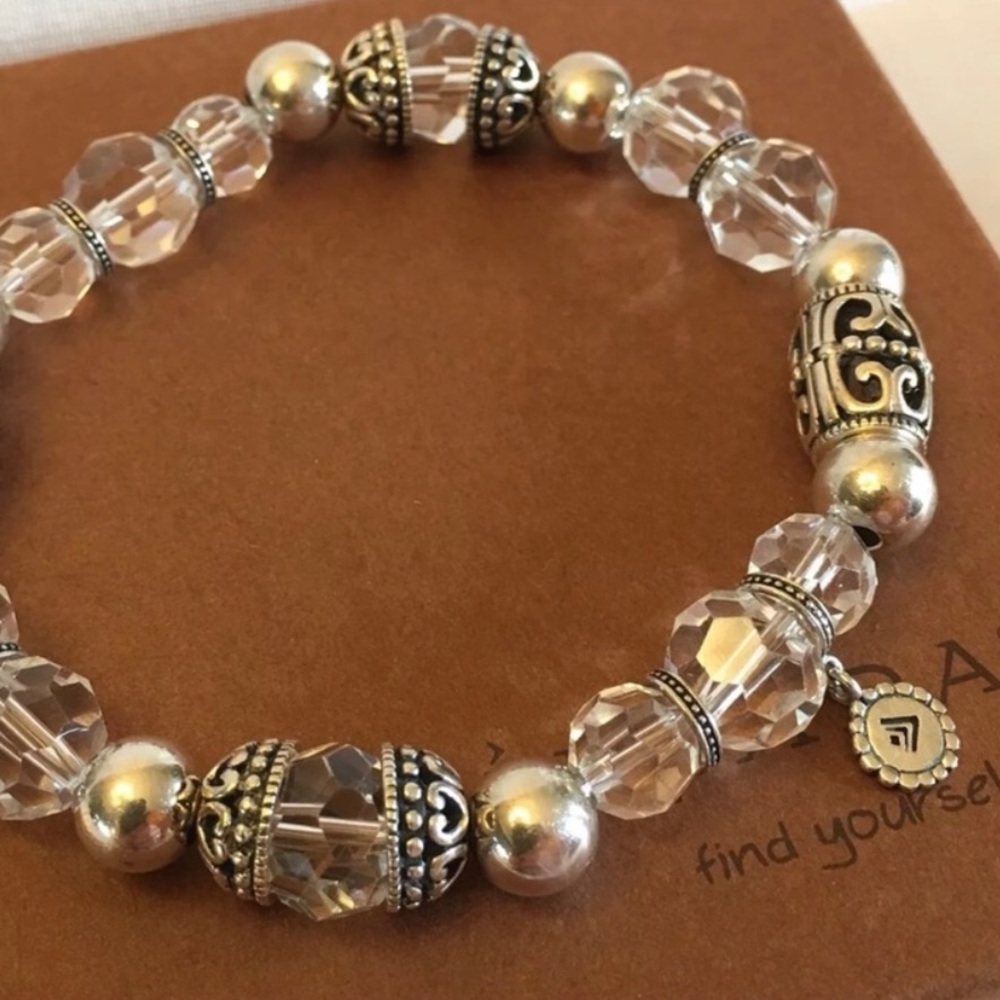 Silpada Glass Bead Sterling Silver Bracelet B2413 - Picture 14 of 15
